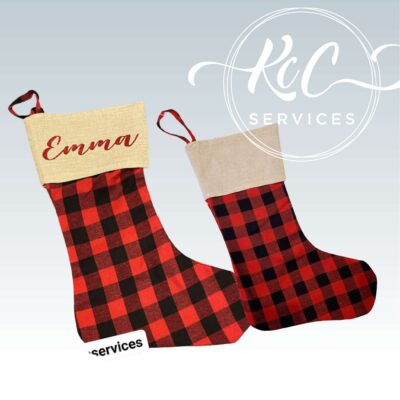 Red Plaid Stocking