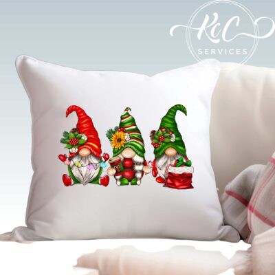 Red Green Gnome Christmas Pillow Cover