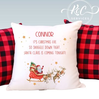 It’s Christmas Eve Custom Pillow Cover